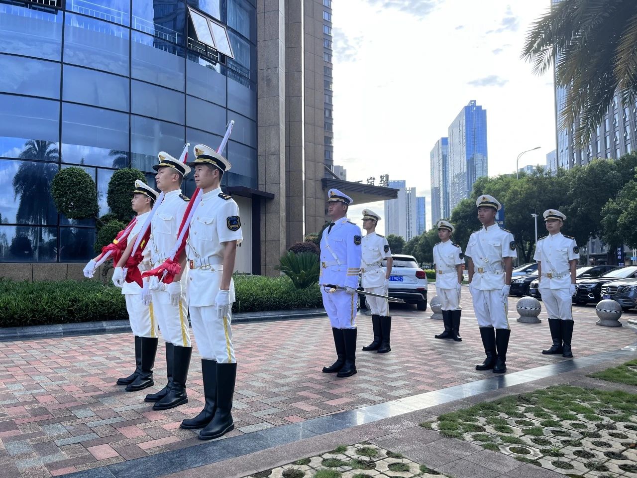来自中国银行赣州市分行的感谢信，为嘉福物业礼仪队点赞！